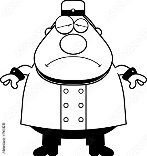 Sad Cartoon Bellhop