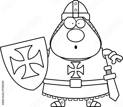 Surprised Cartoon Templar