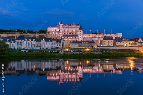 Amboise castle in the Loire Valley - France