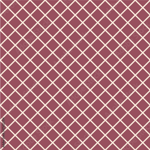 Pattern with the mesh, grid. Seamless vector background. Abstract geometric texture. Rhombuses wallpaper. 