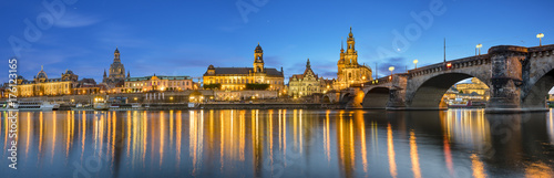 evening panorama of Dresden  high resolution