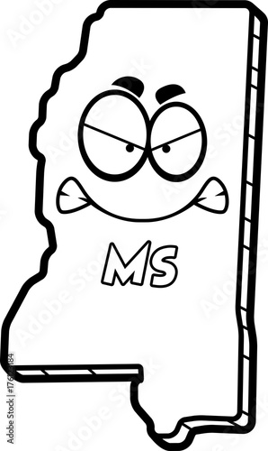 Cartoon Angry Mississippi
