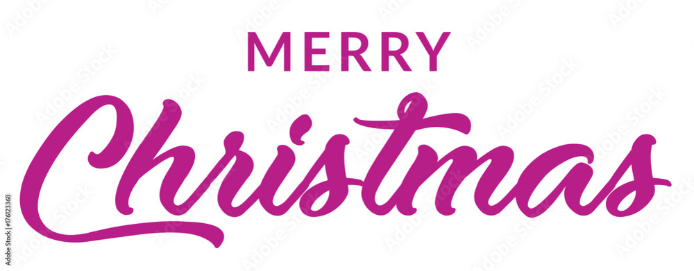 Merry Christmas - Xmas - Weihnachten - Typography