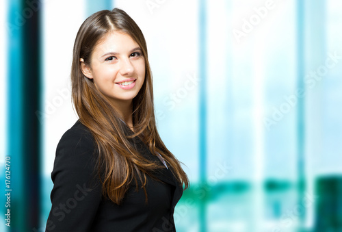 Free Download Smiling businesswoman portrait - GFXLoad