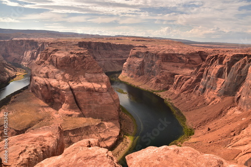 The destination named Horseshoe Bend canyon is very popular for traveler in USA photo.