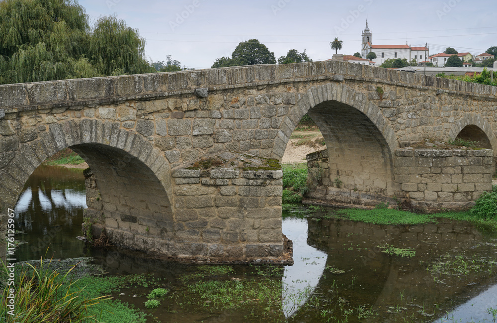 Roman bridge, Arcos, Portugal