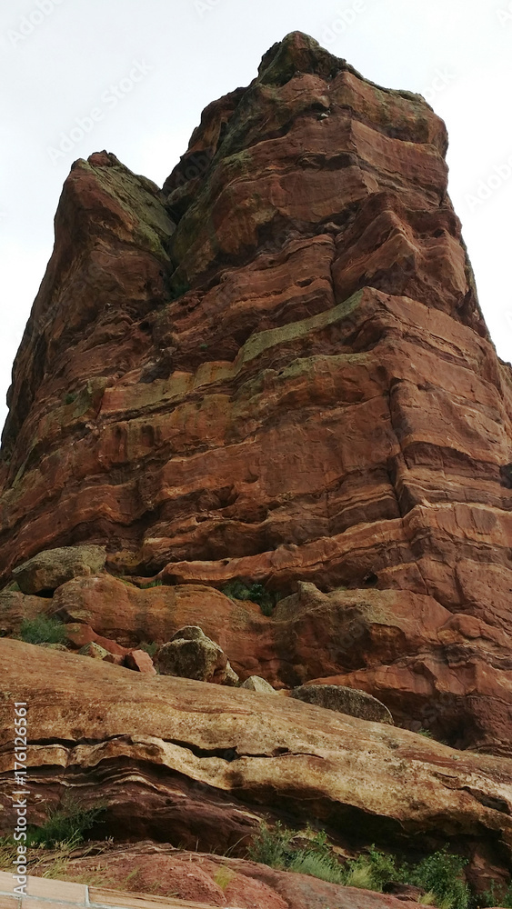 Rock formations seen in a walk through the canyon