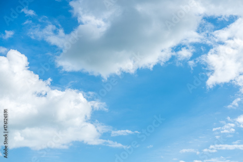 Blue sky with cloud