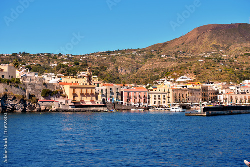 islands of Lipari archipelago Eolie Sicily Italy photo