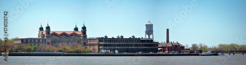Panoramic View of Ellis Island