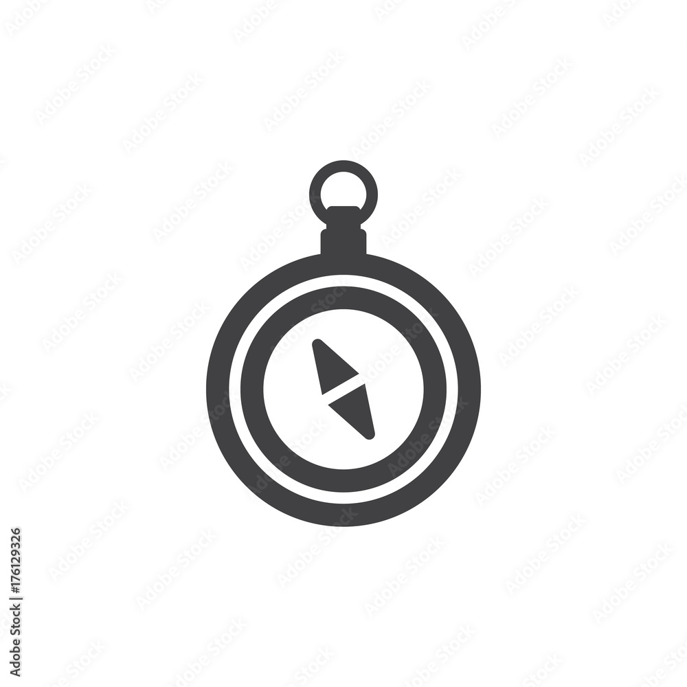 Compass icon vector, filled flat sign, solid pictogram isolated on white. Navigation symbol, logo illustration. Compass icon vector, filled flat sign, solid pictogram isolated on white. Navigation symbol, logo illustration.