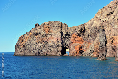 islands of Lipari archipelago Eolie Sicily Italy photo