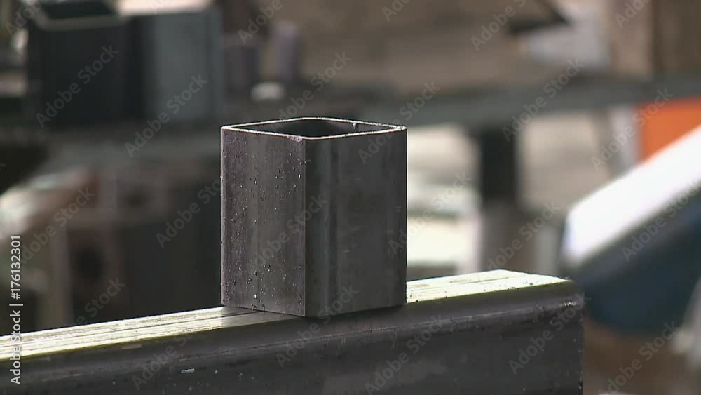 Engineering machine in metal workshop Welder working in melt workshop Engineering machine in metal workshop Welder working in melt workshop