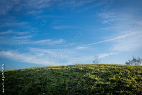 Landschaft Blauer Himmel