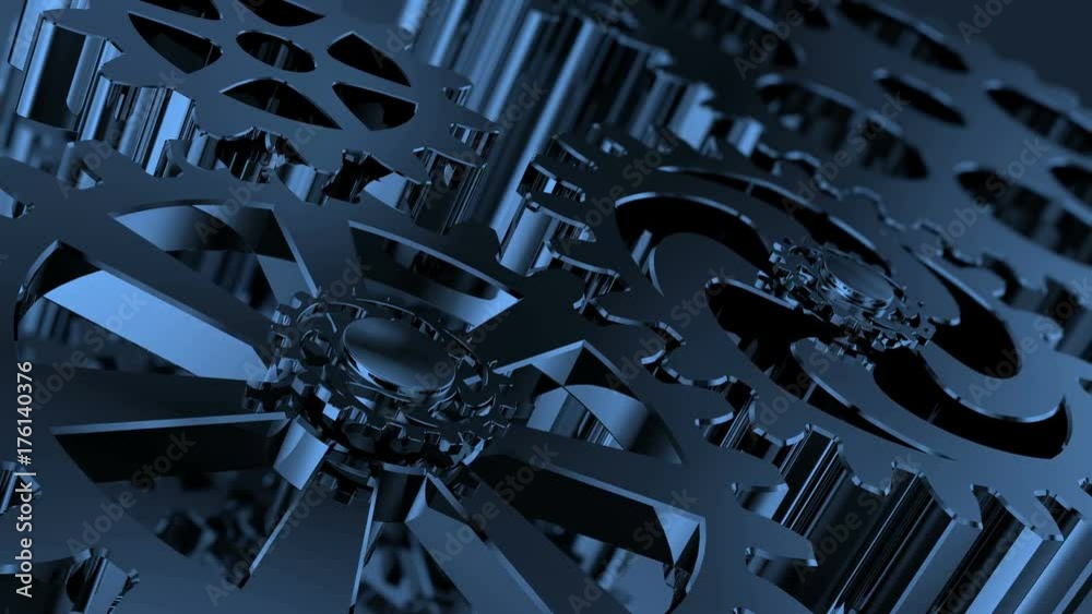 Inside a clock, infinite into the clockwork mechanism. Watch mechanism