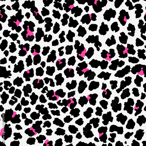 Leopard Skin Pattern. Animal Print for Textile Design   Vector Illustration