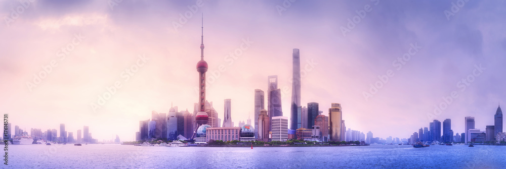 Obraz premium Shanghai skyline cityscape