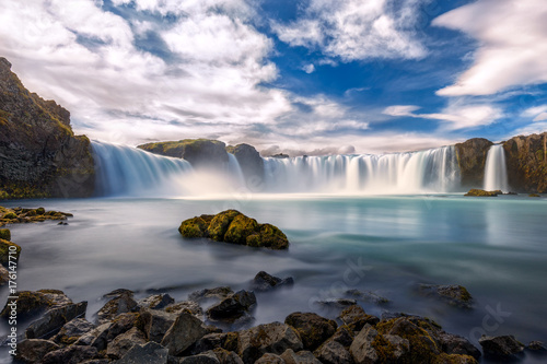 Amazing Godafoss waterfall photo