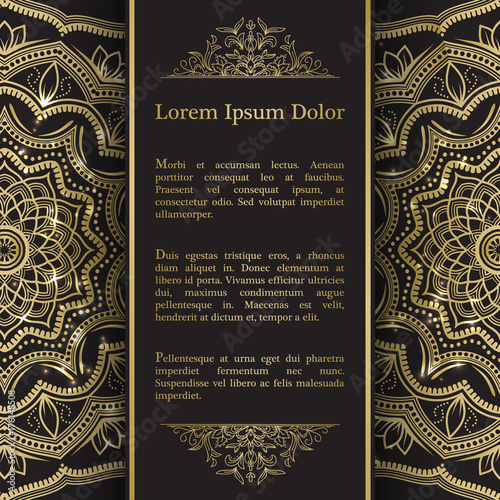 Background with mandala