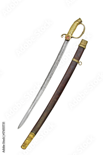 Russian sabre (saber, cavalry sword) for bravery. St. Gerorge Sword (Gold Sword) photo