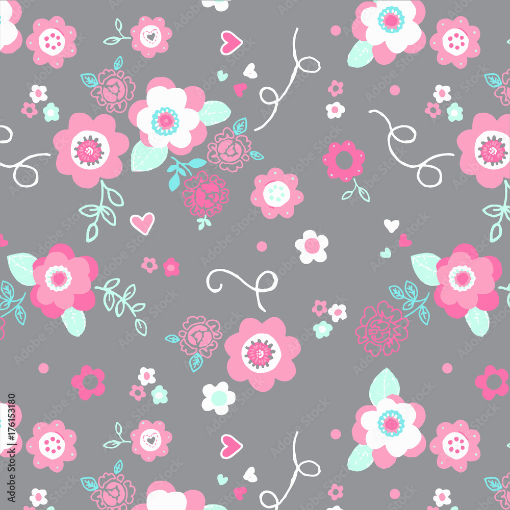  wallpaper seamless flower pattern