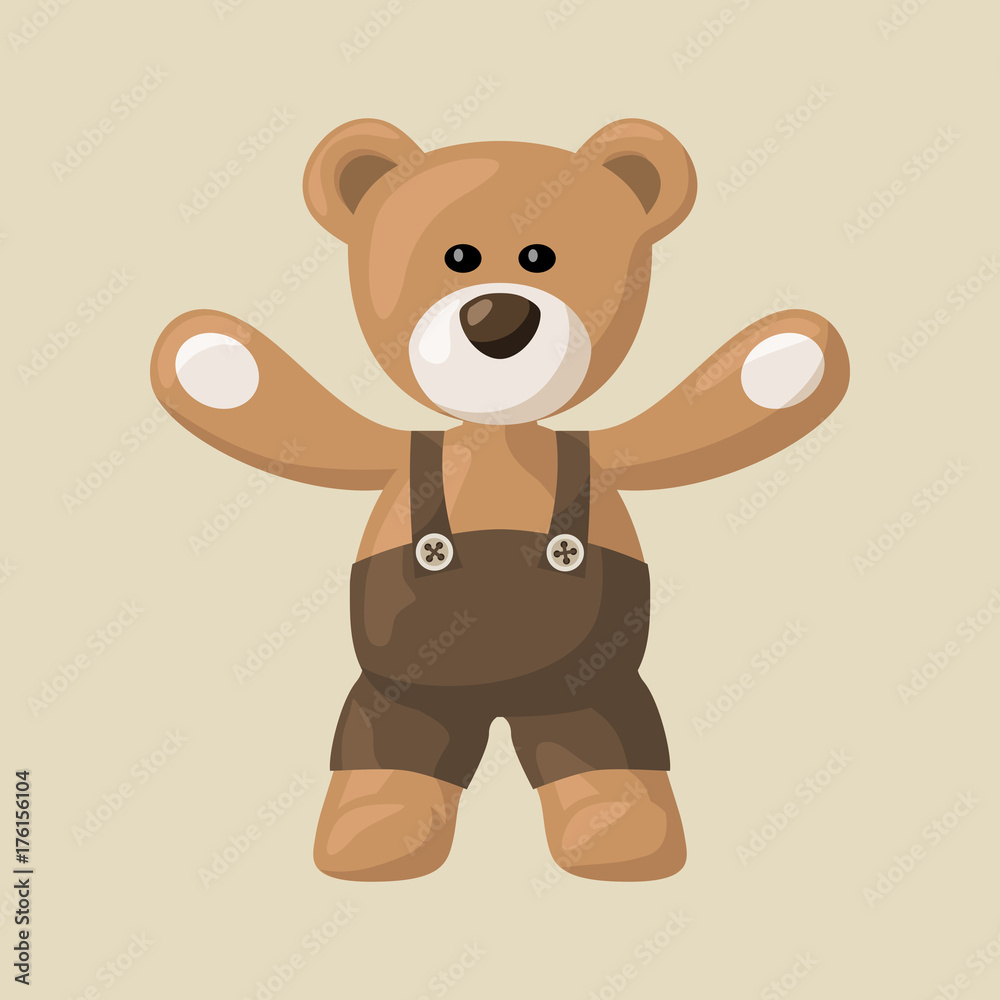 Tween Girl Bear Pattern Teddy Pants | SHEIN USA