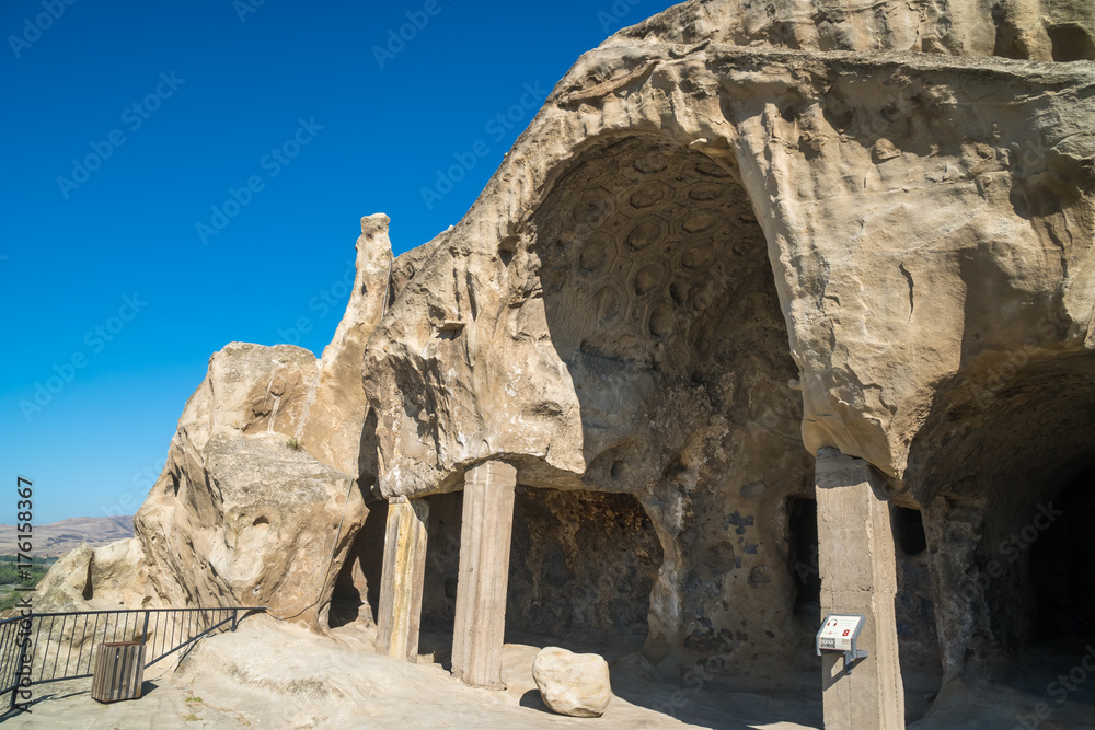 Old cave city Uplistsikhe in Caucasus region, Georgia