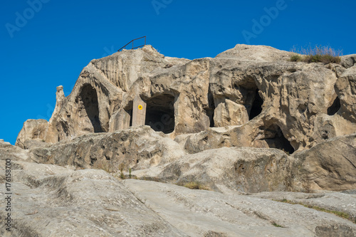 Old cave city Uplistsikhe in Caucasus region  Georgia