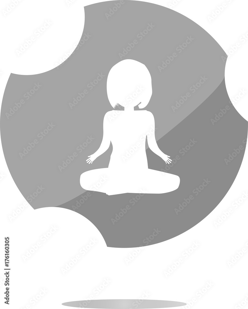 woman glossy web icon on white background woman glossy web icon on white background