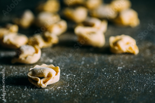 Traditional handmade tortellini