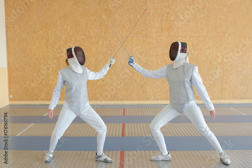 Fencing duel