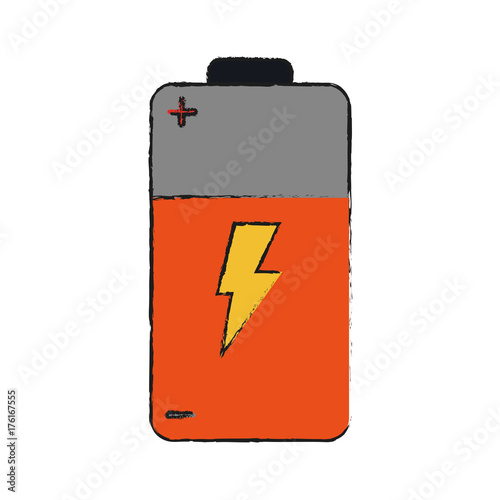 battery recharged icon image vector illustration design
