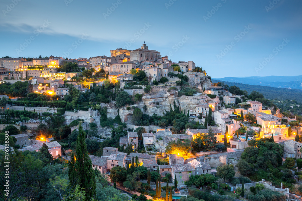 Gordes - small charming medieval village, Vaucluse, Provence, France