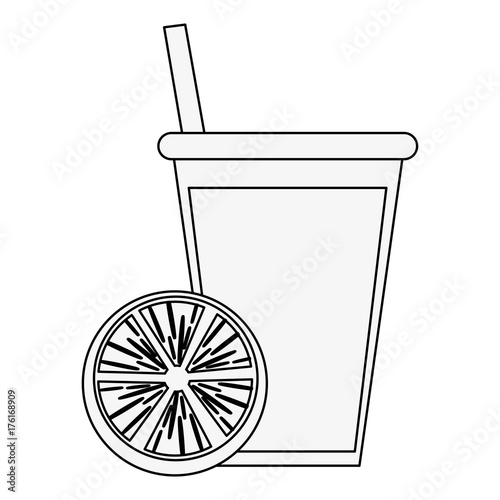 lemonade fruit juice icon image vector illustration design