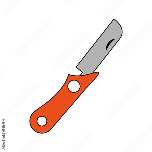 camping knife icon image vector illustration graphic design