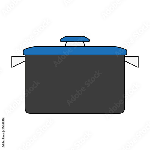 camping pot icon image vector illustration design