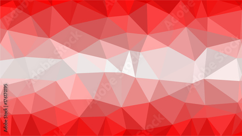 Polygonal background. Austria low poly flag triangles style