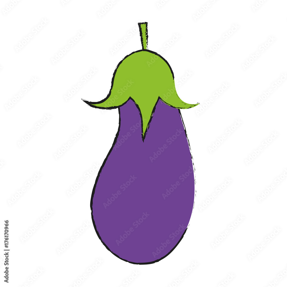 eggplant aubergine vegetable icon image vector illustration design eggplant aubergine vegetable icon image vector illustration design
