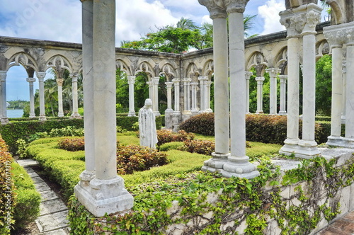 Columns in Versailles Gardens, Nassau, Bahamas