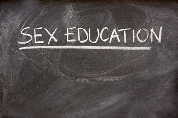 sex education as a class topic on blackboard