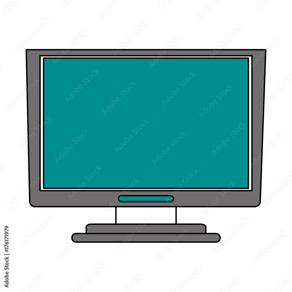 Computer screen monitor icon vector illustration graphic design Computer screen monitor icon vector illustration graphic design