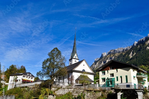 Katholische Kirche St. Josef, Dorf Flühli bei Sörenberg im Entlebuch, Kanton Luzern, Schweiz
