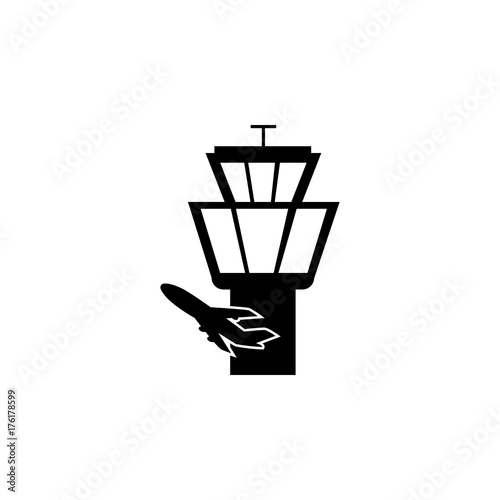 tower controller and plane icon