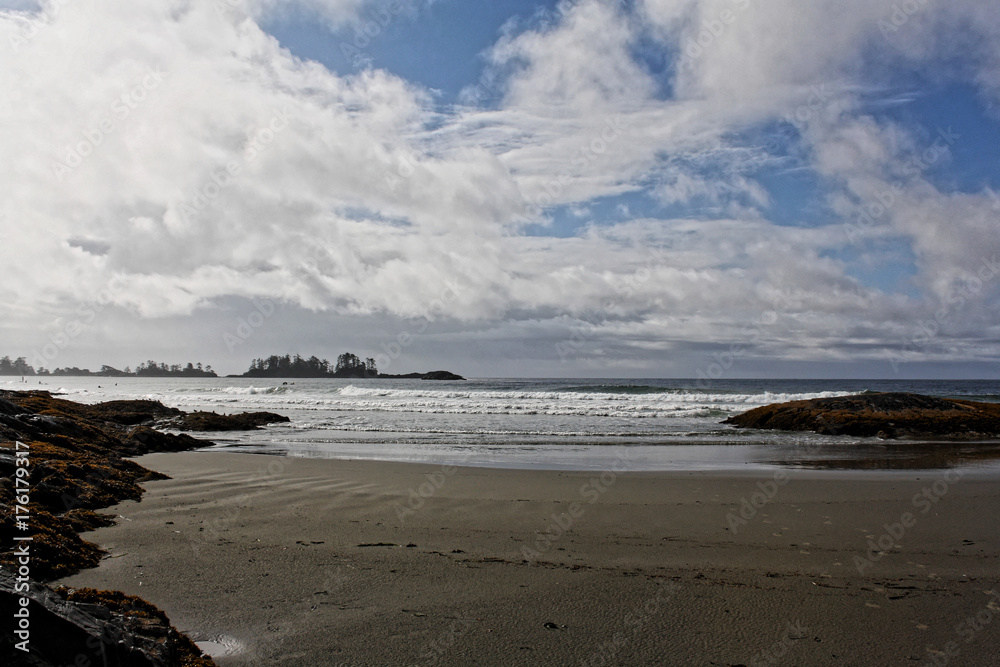 Tidal, Beach, View, Tofino, British Columbia, Canada Tidal, Beach, View, Tofino, British Columbia, Canada