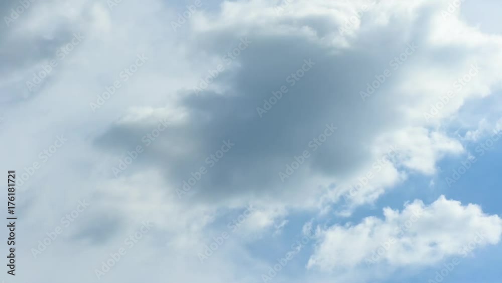 Time lapse cloud on blue sky. 4K Time lapse cloud on blue sky. 4K