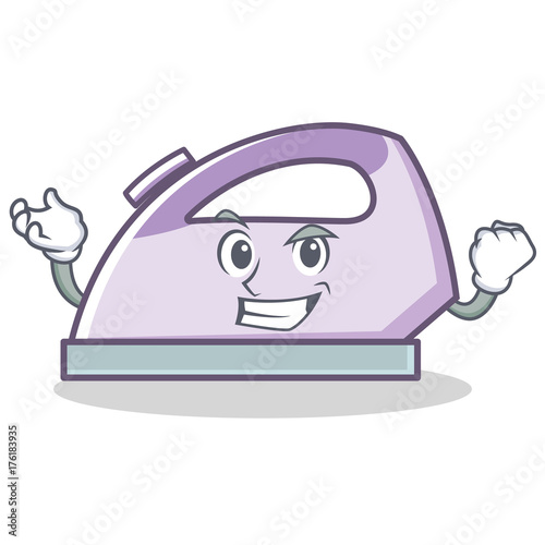 Successful flat iron character vector art