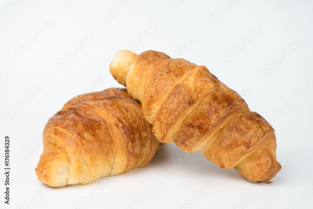 croissant bakery on white background croissant bakery on white background
