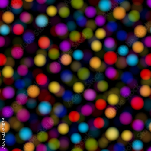 Abstract background with multicolored dots. Vector