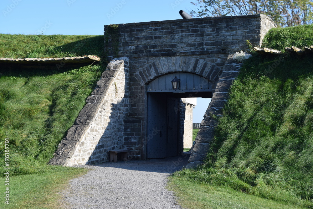 Frontier fort gate - Canada