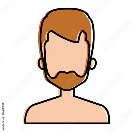 young man shirtless avatar character
